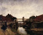 Jacobus Hendrikus Maris The Bridge France oil painting artist